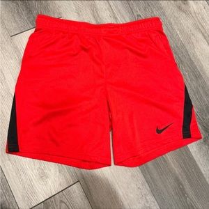 Nike red shorts